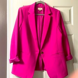 Loft hot pink blazer